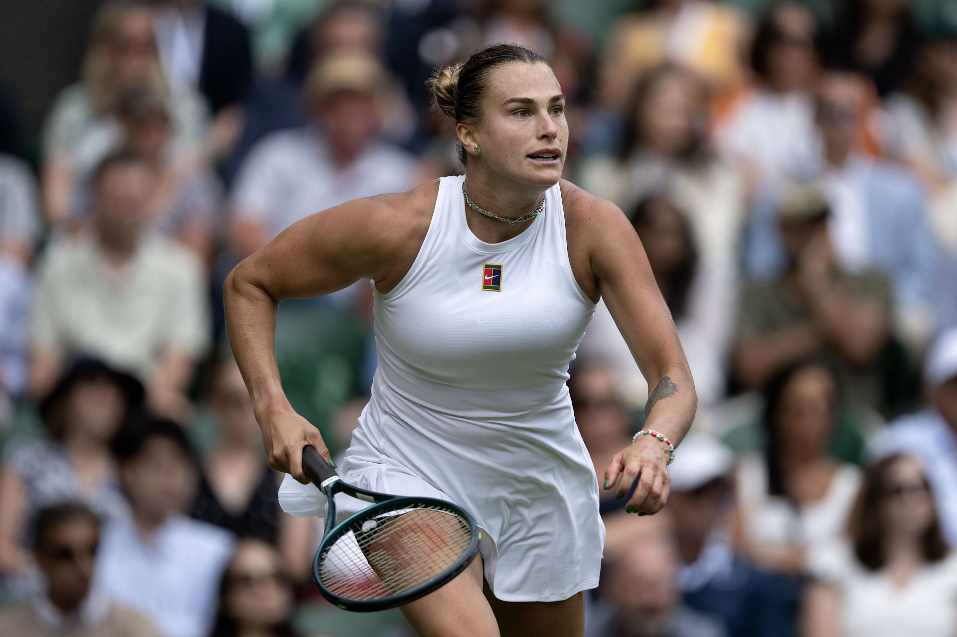 Aryna Sabalenka at Wimbledon 2025. (Photo: Getty)